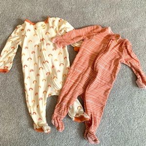 0-3 Sleepers- rainbow & stripes